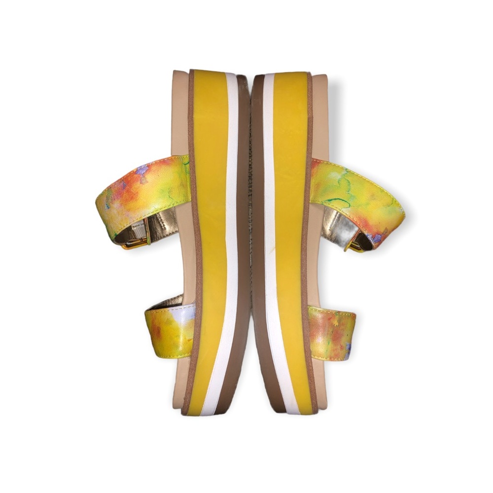 Sam Edelman Agustine Multi-Colored Platform Sanda… - image 5